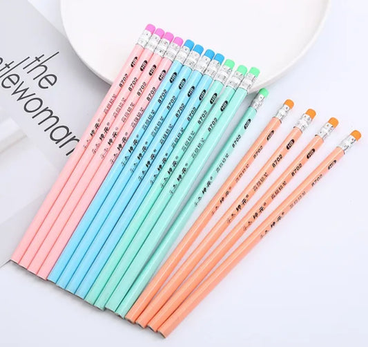 10 lápices pastel