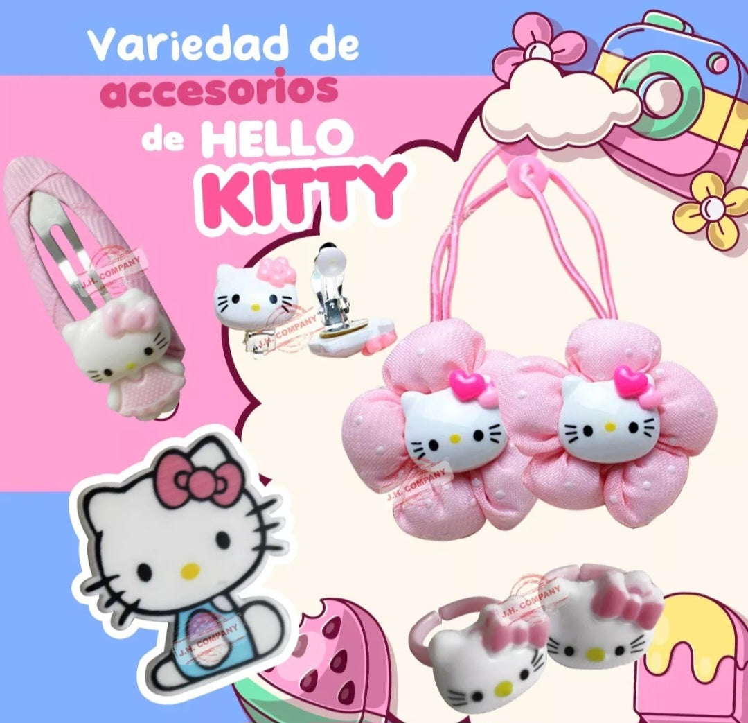 Estuche Accesorios Cabello Hello Kitty